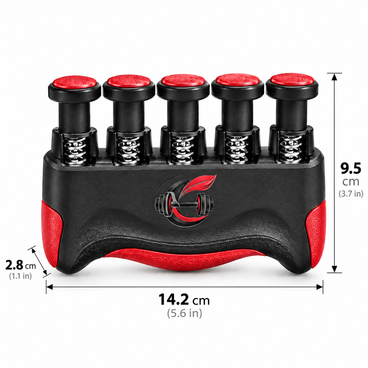 Calverisio™ Individual Finger Strength Trainer | Spring-Loaded Hand Exerciser with Independent Finger Resistance & Ergonomic Non-Slip Grip