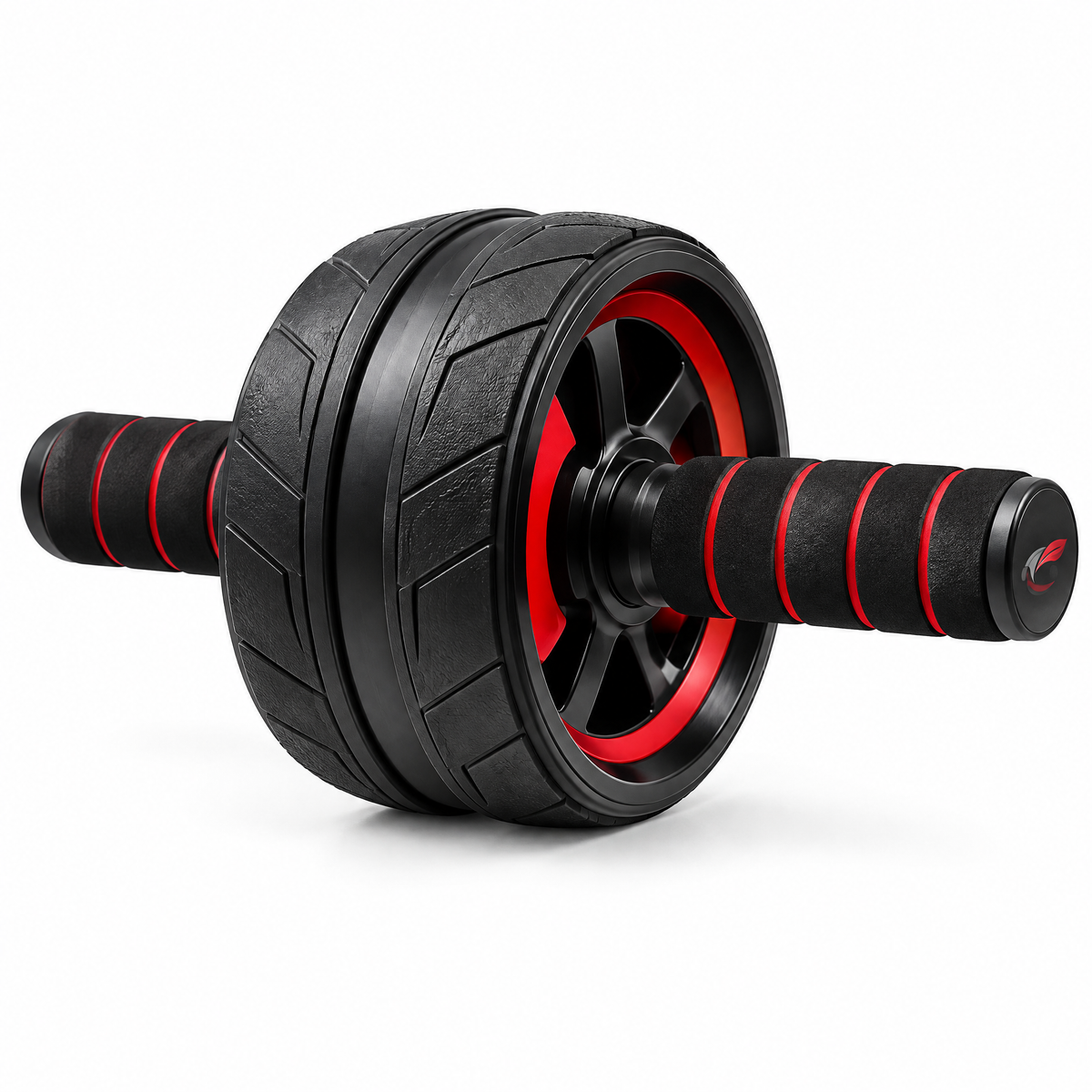 Calverisio™ Wide-Wheel Ab Roller | Anti-Slip Core Trainer with Foam Handles & Reinforced Steel Axle for Core Strength Training