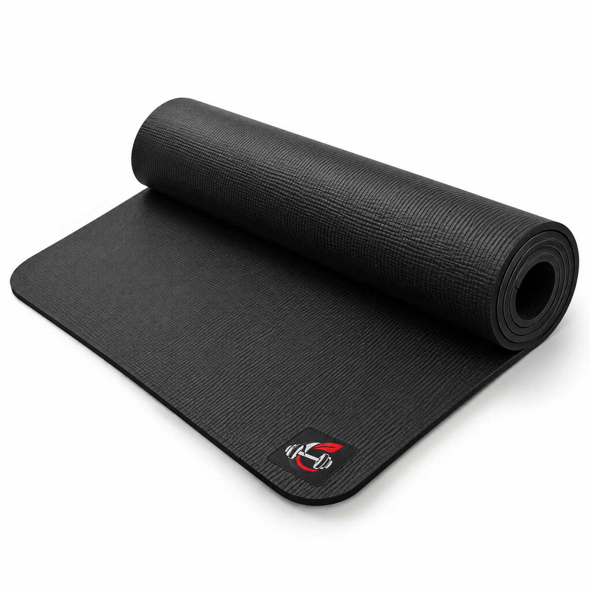 Calverisio™ Premium Exercise Mat | Textured Non-Slip Fitness & Yoga Mat for Strength, Stretching & Recovery Training