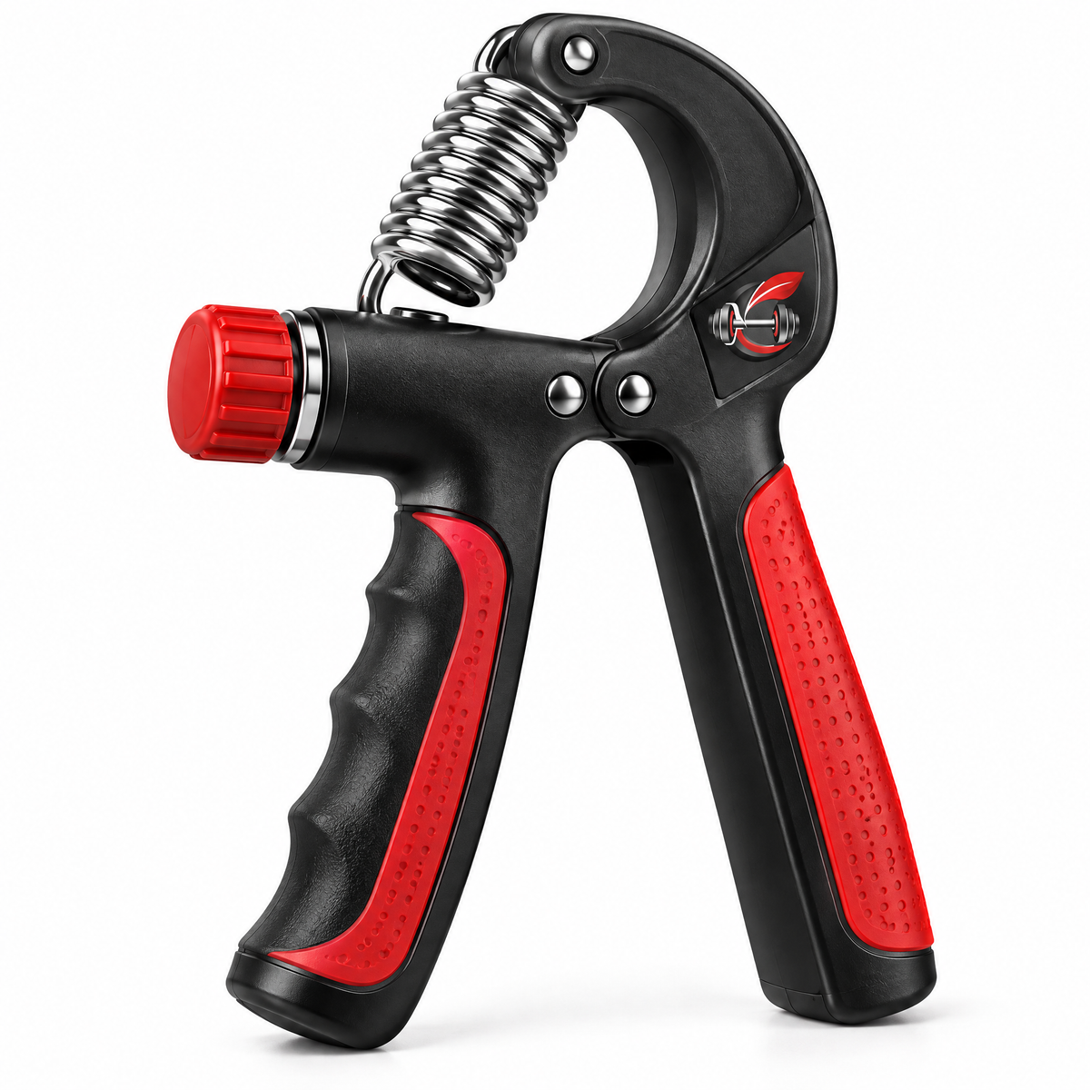 Calverisio™ Adjustable Hand Grip Strengthener | Spring-Resistance Forearm & Grip Trainer with Ergonomic Non-Slip Handles